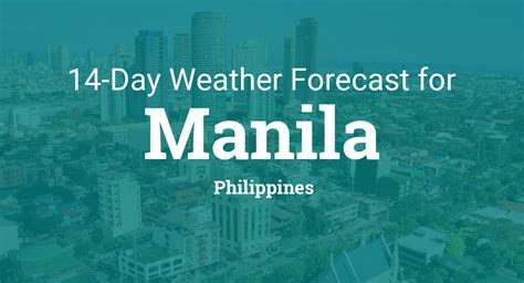 weather report today philippines manila